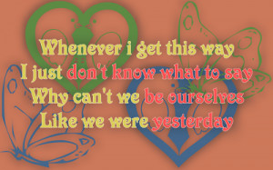 Bizarre Love Triangle - Frente Song Lyric Quote in Text Image