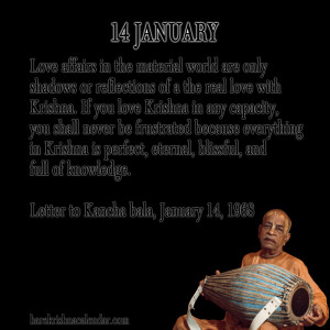 Srila Prabhupada Quotes For Month January 14