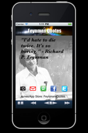 Feynman Quotes Entertainment iPhone & iPod Touch App Review & Download