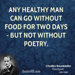 Any healthy man can go without food for two days - but not without ...