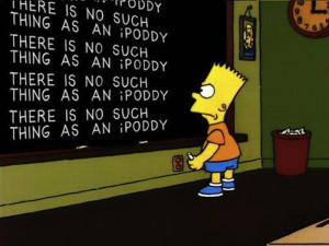 Simpsons Blackboard