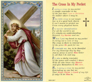 Love My Mother In Law Poems I carry a cross in my pocket,