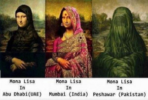 Mona Lisa in 3 versions !