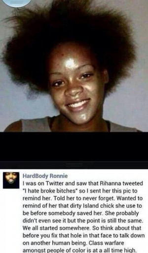 Hate Broke B!#ches” allegedly Tweeted Rihanna…