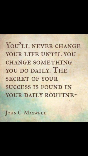 Start small & make big changes!