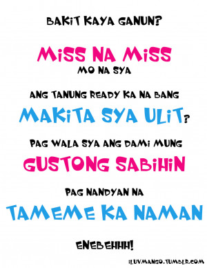 Tagalog Love Quotes Pride