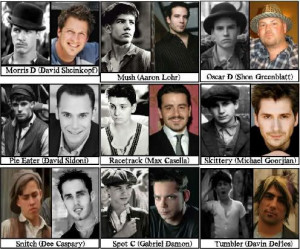 newsies all grown up! This is disturbing. An it's painful to look at ...