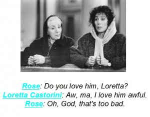 From the movie, 