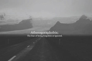 fear of being forgotten #quote