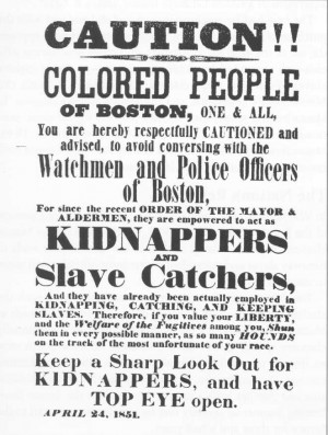 Caution!! Colored People, 1851