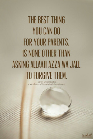 Pray for Our Parents.