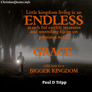 Paul D Trip Christian Quote - Grace