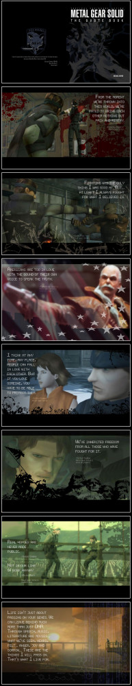 Metal Gear Solid - Quote Book by MichaelMayne
