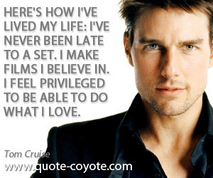 FunMozar – Tom Cruise Quotes