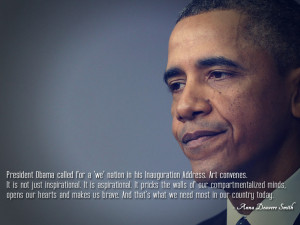 President Obama called for a 'we' nation in his Inauguration Address ...