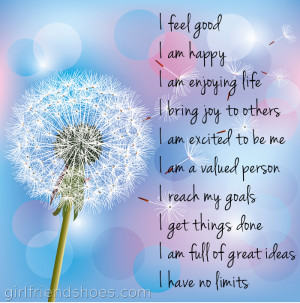 More free printable daily affirmations: