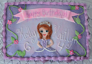 Sophia the First Birthday Cake