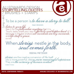 Seven quotes about stories. File Size: 1.2MB