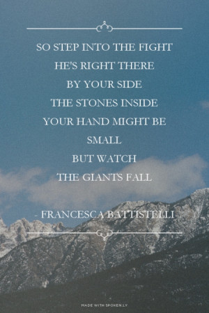 ... Francesca Battistelli | #francescabattistelli, #giantsfall, #lyrics