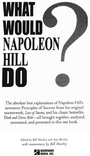 Motivational Book Written Napoleon Hill And Inspired