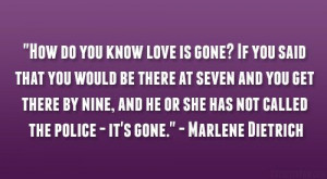 Marlene Dietrich Quote