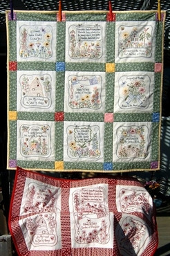 friendship s garden quilt celebrate friends with a charming quilt ...