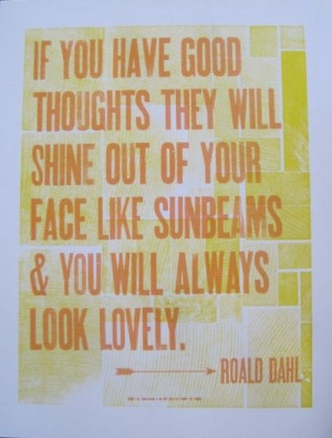 Roald Dahl Letterpress Quote 14