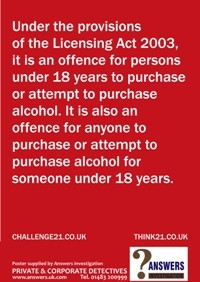 Free Think 21 Posters and POS Material - call 01483 423900