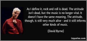 More David Byrne Quotes