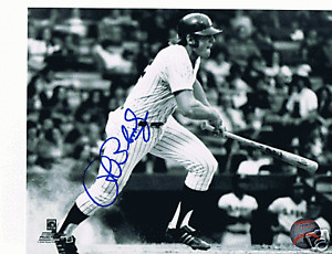 RON BLOMBERG AUTOGRAPH 8 X 10 PHOTO NEW YORK YANKEES