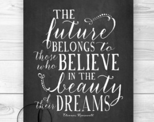 eleanor roosevelt chalkboard quote chalkboard wall art chalkboard art ...