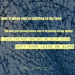 Don't Ever Leave by Smile Empty Soul