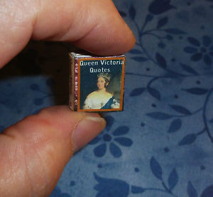 ... -Miniature-book-QUEEN-VICTORIA-QUOTES-A-Beautiful-miniature-book