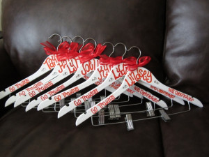hangers for CHEER squads and competitions, DANCE teams, POM squads ...