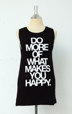 Black tank top/sleeveless tee shirt with quote by GodspeedYouShop, $14 ...