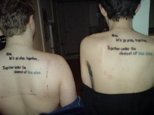 matching tattoos quotes for couples matching tattoos quotes for ...