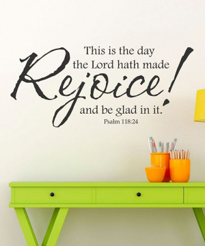 Rejoice & Be Glad' Wall Quote
