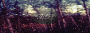 Peace Quotes Facebook Cover
