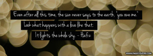 Hafiz Quotes Cover Comments