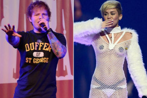 Oh snap ! Ed Sheeran has dissed Miley Cyrus . But in the nicest ...