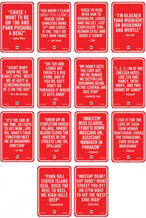 rap quotes jay shells 500x748 ‘Rap Quotes’ Street Art Project by ...
