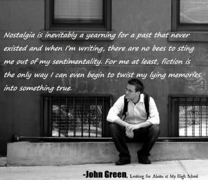 ... must then, definitely follow John Green- the Great Literature Gatsby