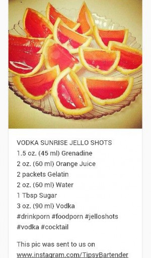 ... Jello Shots: Vodka Sunshine, Vodka Jello Shots, Drinks, Sunshine Jello