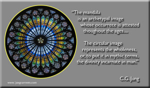 Jung; “The mandala is an archetypal image whose occurrence is ...