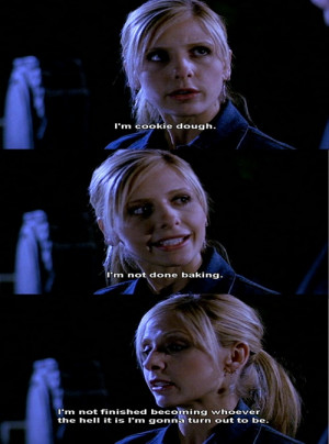 Followed by the Angel's comments in the episode of Angel where Buffy ...