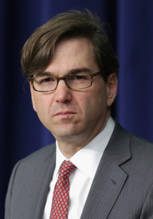 Chairman of Council of Economic Advisers Jason Furman listens during a