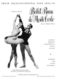 Maria Tallchief in Ballet Russe de Monte Carlo ad.JPG