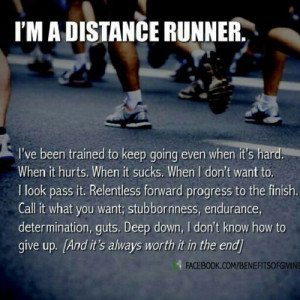 Runner Things #1732: I'm a distance runner.