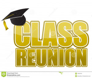 Class Reunion Graduation Cap Isolated White Background