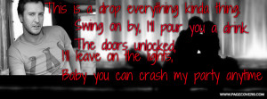 Luke Bryan Quotes From Crash My Party Crash my party luke bryan .